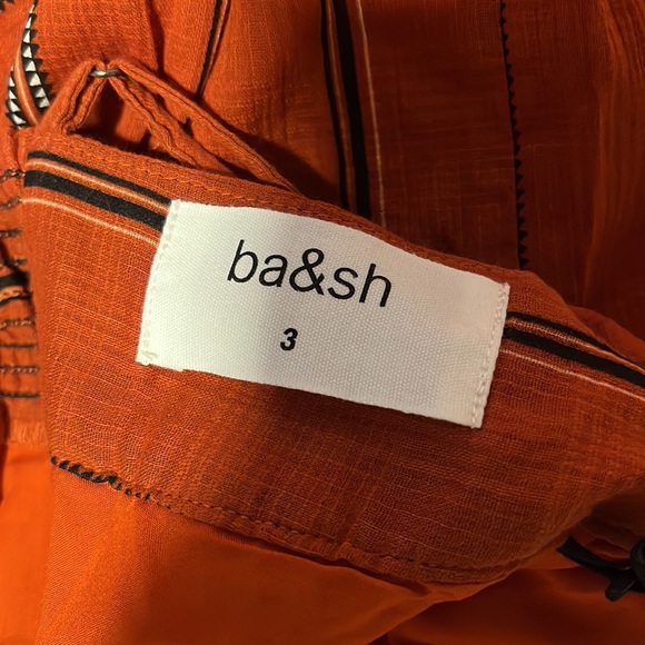 NWT ba&sh gauzy summer dress size 10/L/3 - Picture 7 of 8